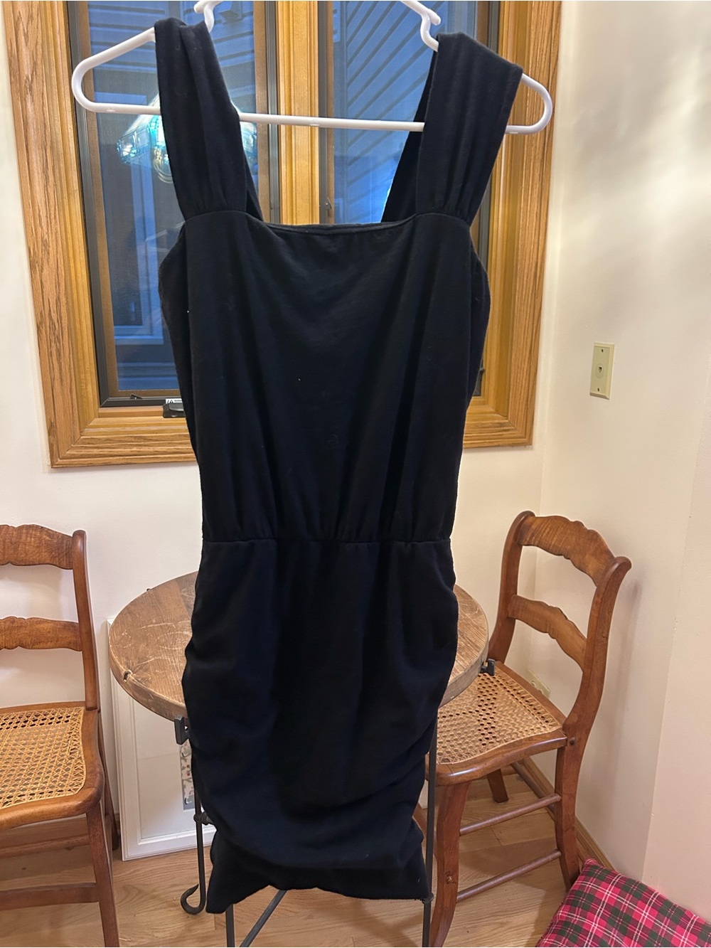 Sundry Classic Black Sleeveless Midi Dress